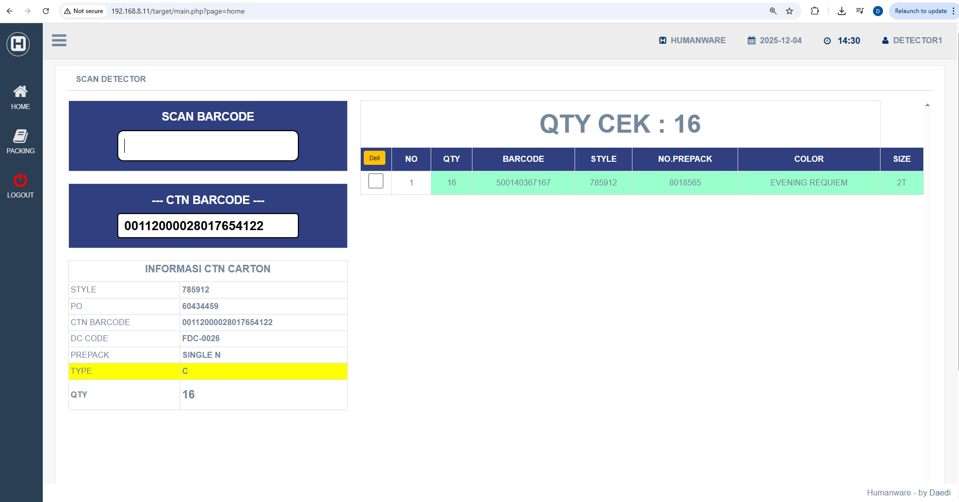 Finishing Audit System